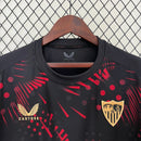 Camisa Sevilla Third lll 2024/25 Torcedor Masculina - Preta