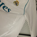 Camisa Real Madrid 2017/18 Home Manga Longa Retrô