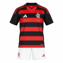 Conjunto Infantil Flamengo I 25/26 - Preto e Vermelho