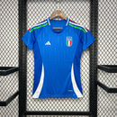 Camisa Feminina Itália Home l 24/25 Adidas - Azul