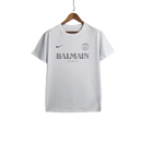 Camisa PSG 23/24 Edição Especial Balmain Paris - Branco