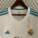 Camisa Real Madrid 2017/18 Home Manga Longa Retrô