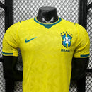 Camisa Brasil Home Versão Jogador Amarela 2026  - Amarela