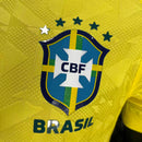 Camisa Brasil Home Versão Jogador Amarela 2026  - Amarela