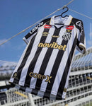 Camisa Santos Away 26/27 - Branca e Preta - C/ Patrocínio