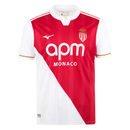Camisa Mônaco Home 25/26 - Vermelha e Branca