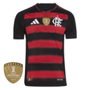 Camisa Flamengo Home 25/26 Jogador - Preta e Vermelha