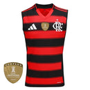 Regata Flamengo Home 25/26 - Preto e Vermelho
