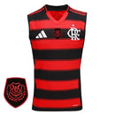 Regata Flamengo Home 25/26 - Preto e Vermelho