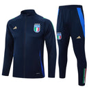 Conjunto Agasalho Treino Itália 25/26 - Azul Marinho