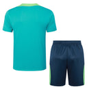 Conjunto Brasil Treino 24/25  - Azul Ciano