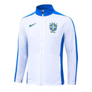 Conjunto Agasalho Treino Brasil 24/25 - Branco
