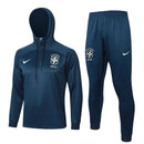 Conjunto Agasalho Treino Brasil 24/25 - Azul Escuro