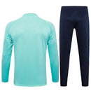 Conjunto Agasalho Treino Real Madrid 24/25 - Azul Turquesa