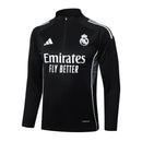 Conjunto Agasalho Treino Real Madrid 25/26 - Preto