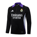 Conjunto Agasalho Treino Real Madrid 24/25 - Preto e Roxo