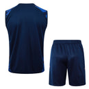 Conjunto Real Madrid Treino Regata 24/25 - Azul Dragão
