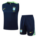Conjunto Brasil Treino Regata 24/25  - Azul e Verde