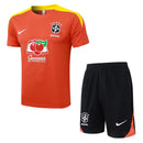 Conjunto Brasil Treino 24/25  - Laranja
