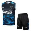 Conjunto Napoli Treino Regata 24/25 - Azul e Preto