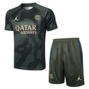 Conjunto PSG Treino 24/25 - Verde e Cinza