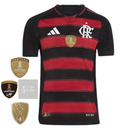 Camisa Flamengo Home 25/26 Jogador - Preta e Vermelha