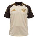 Conjunto Flamengo Treino C/Zíper 26/27 - Bege