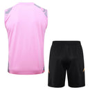 Conjunto Real Madrid Treino Regata 24/25 - Rosa Dragão