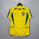 Camisa Seleção Brasileira Retrô 2002 Amarela
