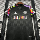 Camisa Manchester United  24/25 Adidas - Pré Jogo - Preto