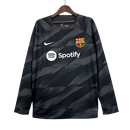 Camisa Barcelona - 23/24 - Manga Longa - Preto